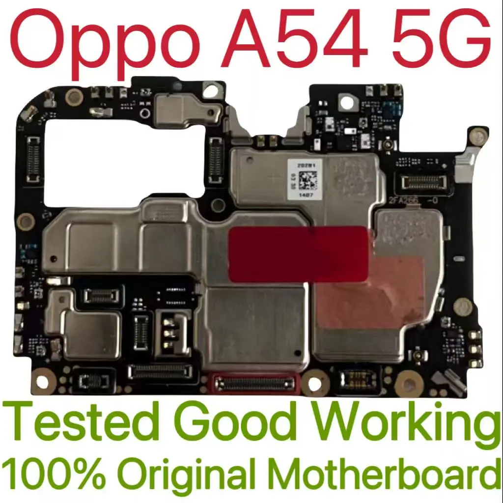 Placa base Original desbloqueada versión Global para Oppo A54 5G placa de circuito probado placa lógica principal para Oppo A54 5G