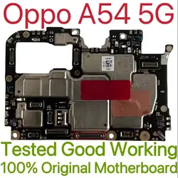 Global Version Original Unlocked Motherboard for Oppo A54 5G Tested Circuit Plate Main Logic Board for Oppo A54 5G
