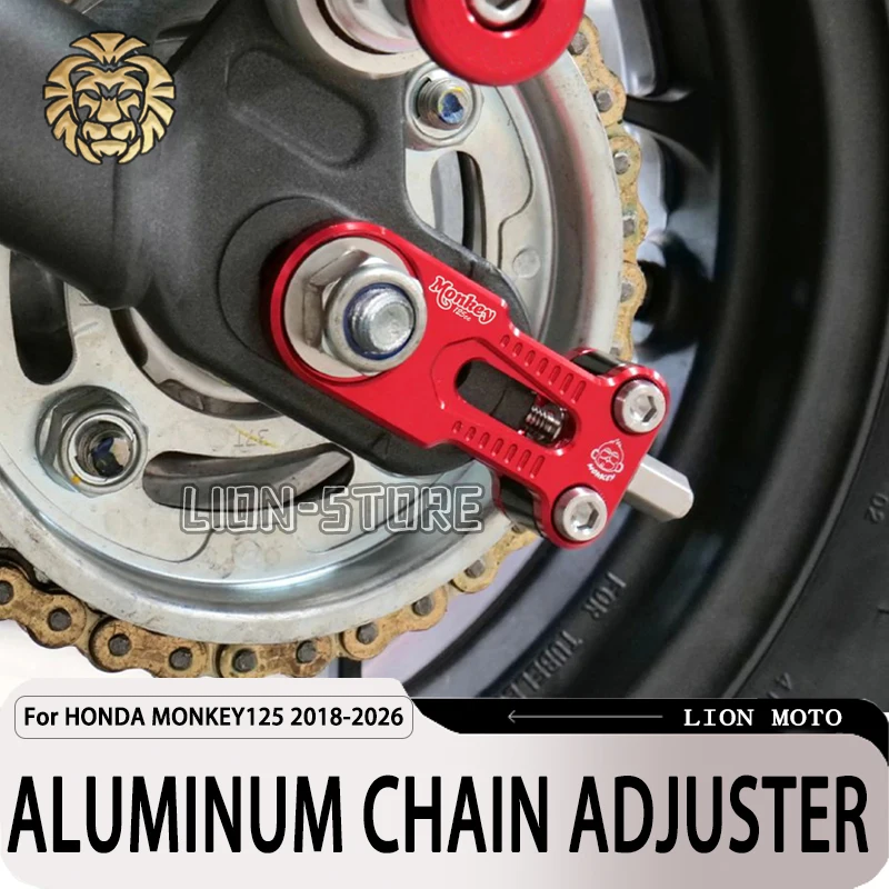 

FOR HONDA MONKEY125 MONKEY 125 2018 2021 2026 2024 Motorcycle accessories Chain adjuster Aluminum