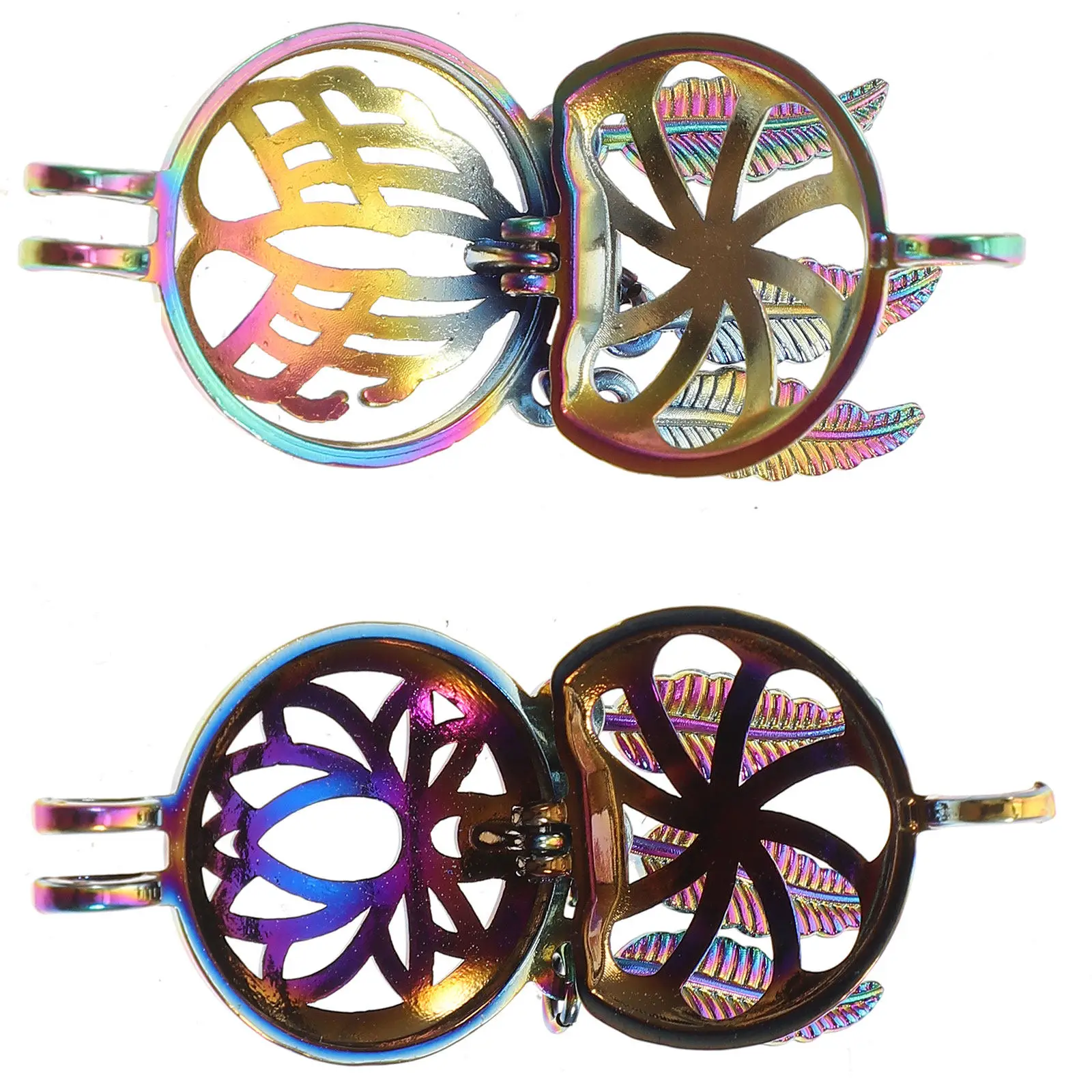 

2 шт. подвески-кулоны для эфирных масел из премиального алюминиевого сплава, стильные ароматерапевтические украшения-диффузоры для вечеринок, дней рождения, свадеб