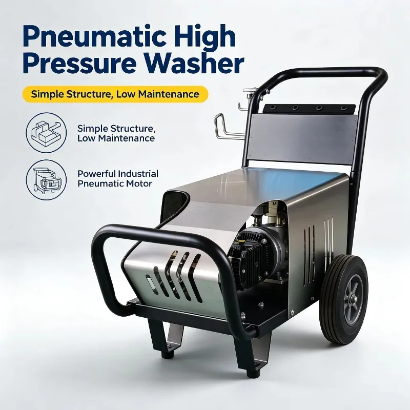 Mining Pneumatic High-pressure Cleaning Machine, Non Electric Cleaning Equipment, Industrial Cleaning And Descaling Use