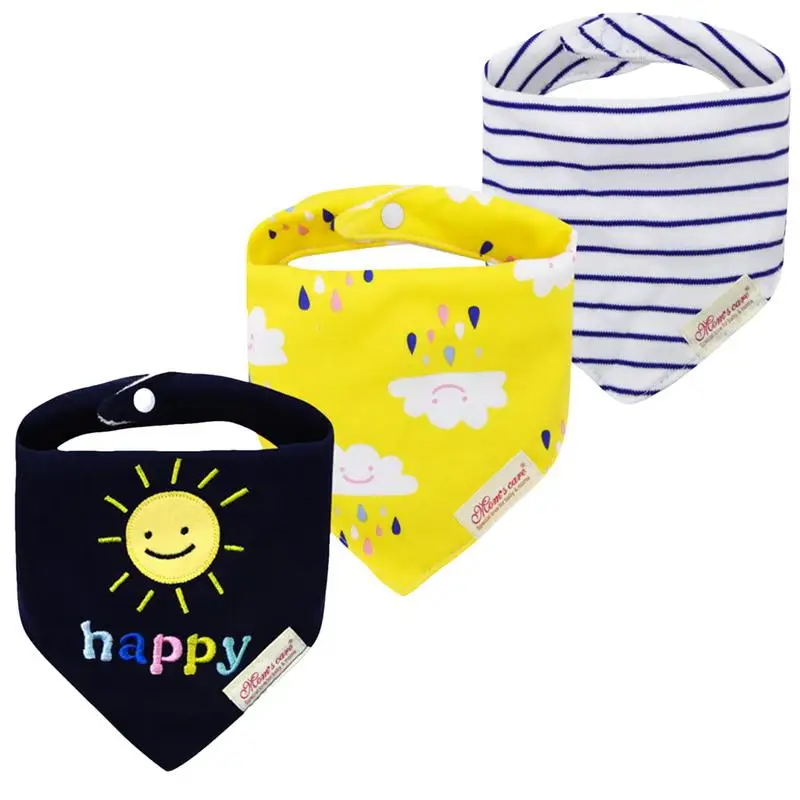 

Newborn Triangular Scarf Baby Bibs Triangle Burp Cloths Cartoon Saliva Towel Baby Feeding Bibs Toddler Feeding Supplies