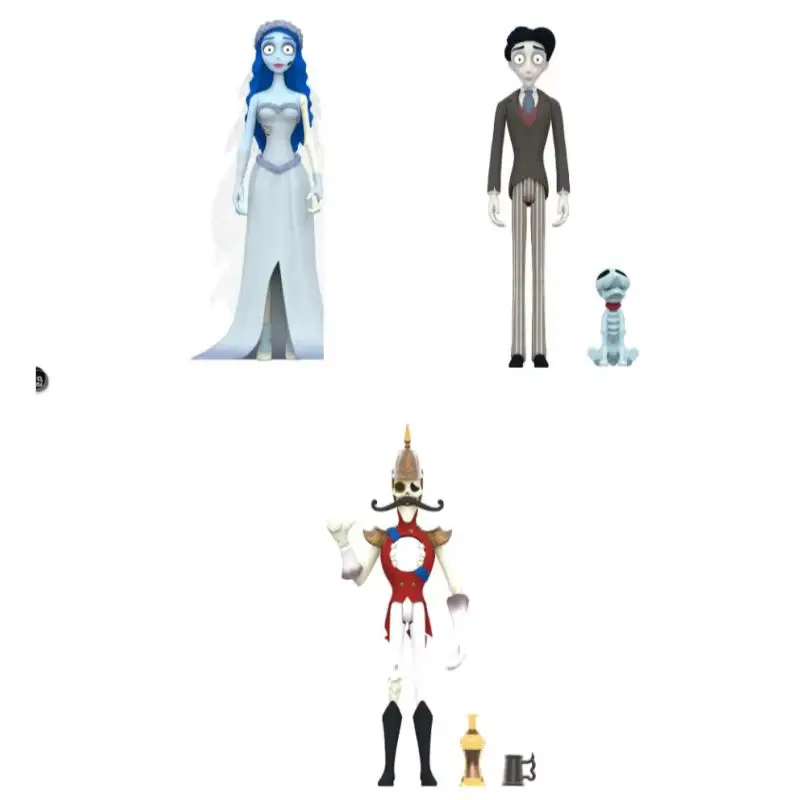【In Stock】Super7 Corpse Bride ReAction Figure - 3.75 Inch Collectible Movie Cartoon Toy Ideal for Halloween Or Birthday Gifts view 4