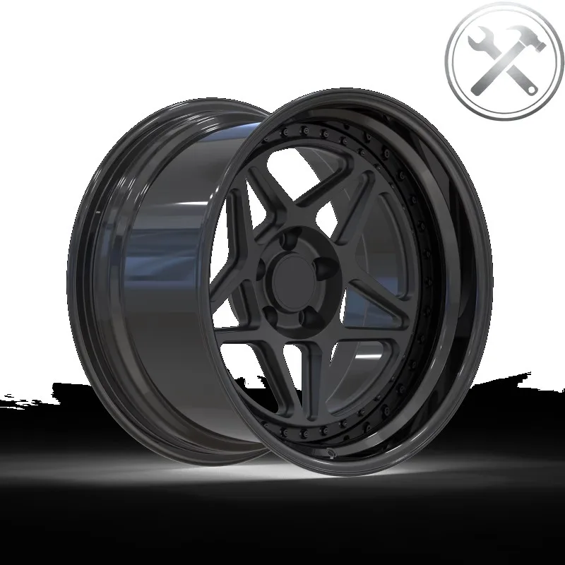 

Forging 2 Piece Aluminium Alloy Wheel Rims Hubs Negotiable SIZE 17/18/19/20/21/22inch Auto Parts Passenger Car Refit Wheels