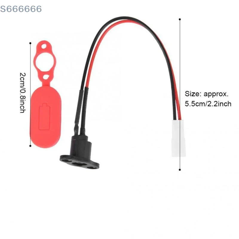 

Waterproof Silicone Charging Hole Cover for Electric Scooter Dust Plug Port for M365 Accessories 1Set Plastic Charging Cable Set