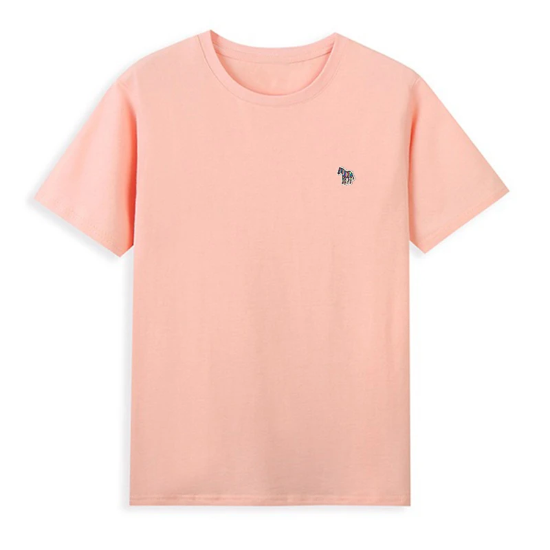 Korea Style brand Cotton O-Neck Minimalist Front Back letter Printed Pattern Tees Summer Harajuku Men Women Short Sleeve T-shirt image 3