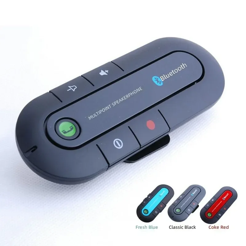 for Sun Visor Bluetooth Audio Receiver Wireless Hands-free Phone Call Car Music Player
