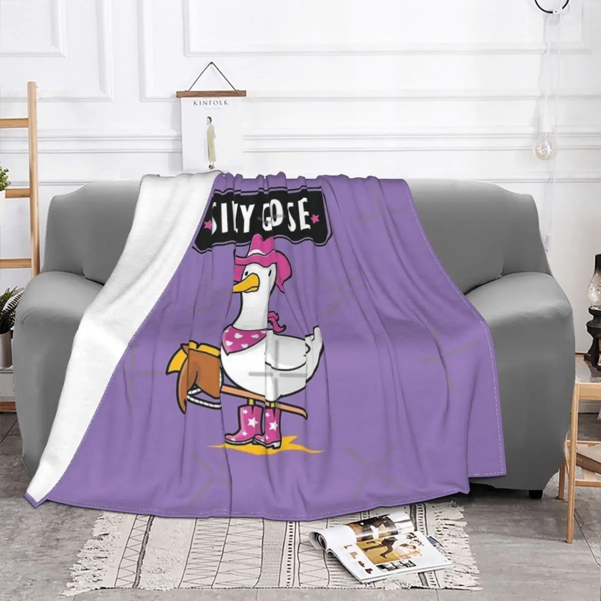 Silly Goose Country Girl Four Seasons Universal Blanket Campsites Can Be LaidChristmas Present