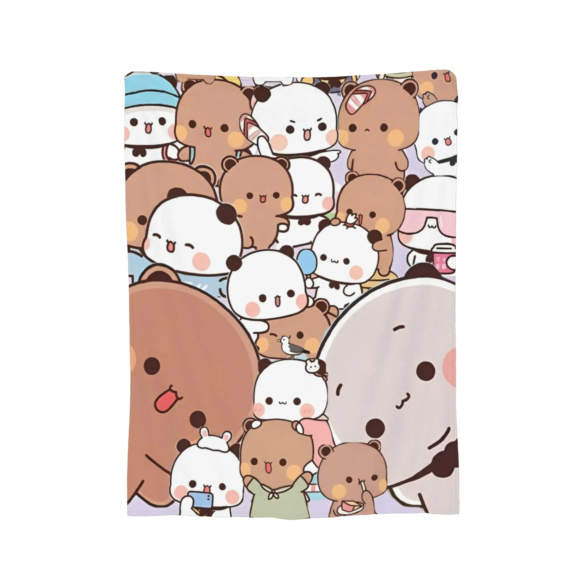 بطانيات بوبو دودو الأنيقة فائقة النعومة من الفلانيل للاسترخاء وقابلة للغسل في الغسالة #3