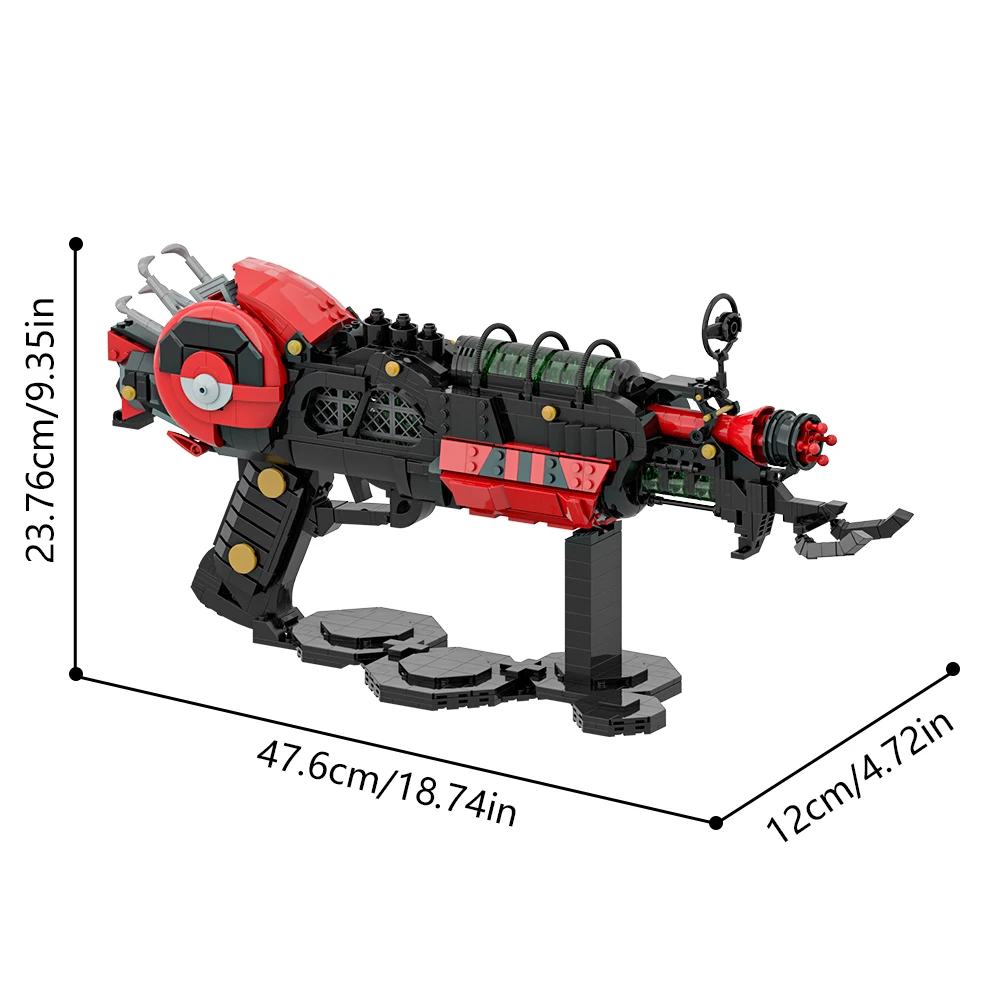 Gobricks MOC Call of Duty Ray Gun Mark 2 Bricks Model Ray Gun Mark II Bouwstenen Laser Gun DIY Spel speelgoed Gift