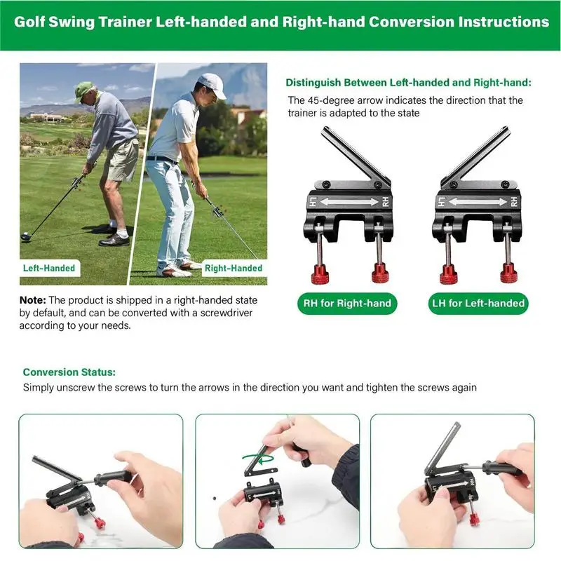 Golf Swing Precision Trainer Improve Swing Accuracy Swing Training Aid Direction Guide Swing Trajectory Trainer Golf Accessories