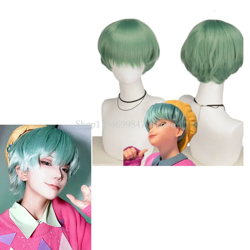 Kpop شيطان الصيادين الطفل ساجا جينو آبي سر الرومانسية ساجا بنين تأثيري حلي شعر مستعار قبعة مجموعة كاملة أنيمي فيلم موحد هالوين #6