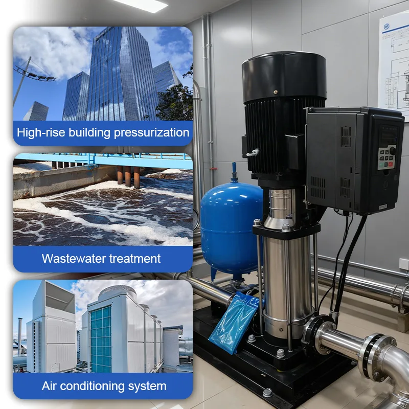 Variable Frequency High Pressure Pump Water Supply Equipment Intelligent Water Pump Booster System Smart Booster Pump Set