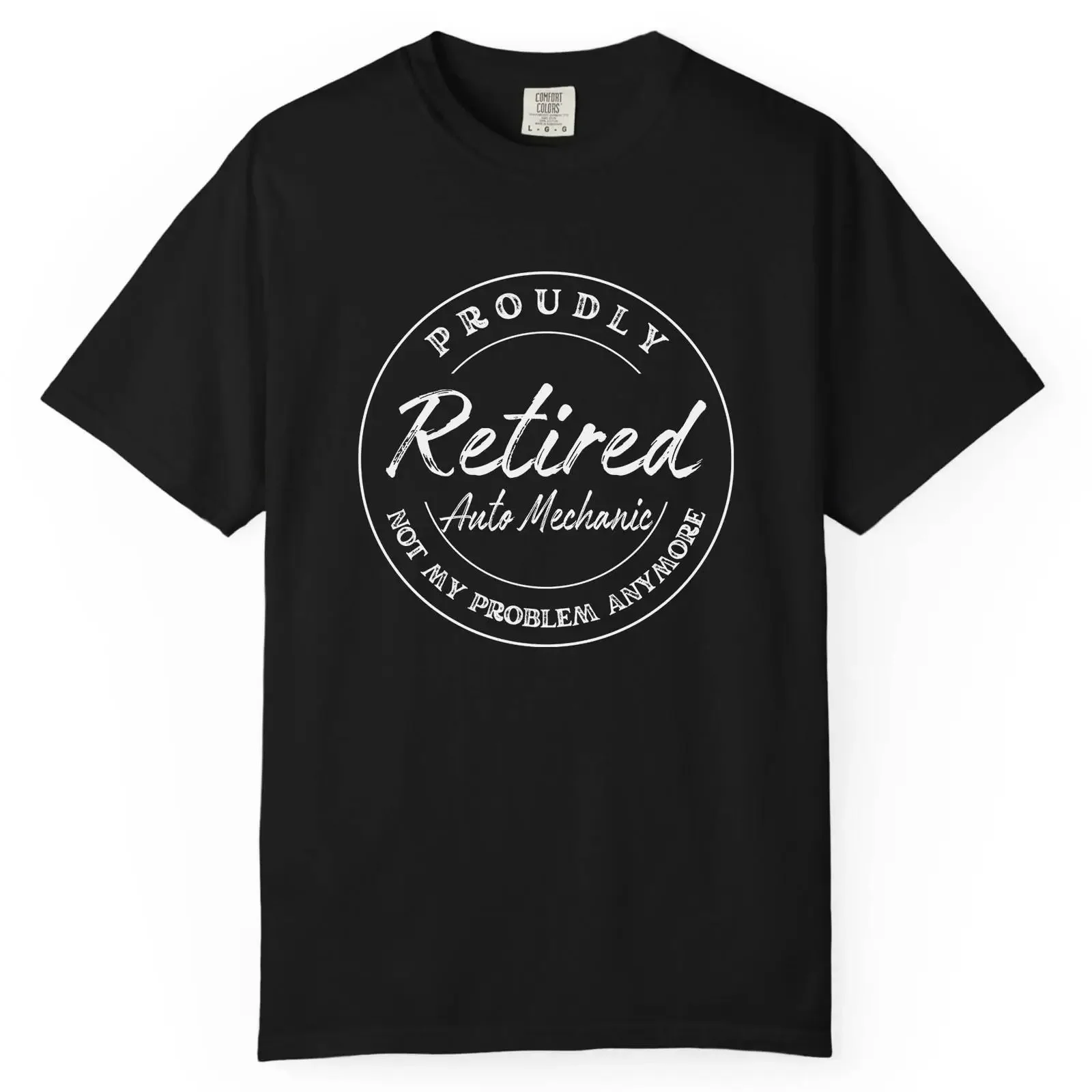 Funny Retirement Auto Mechanic Retired Occupation T Shirt vintage Washed designer clothes Stylish streetwear Breathable Unisex