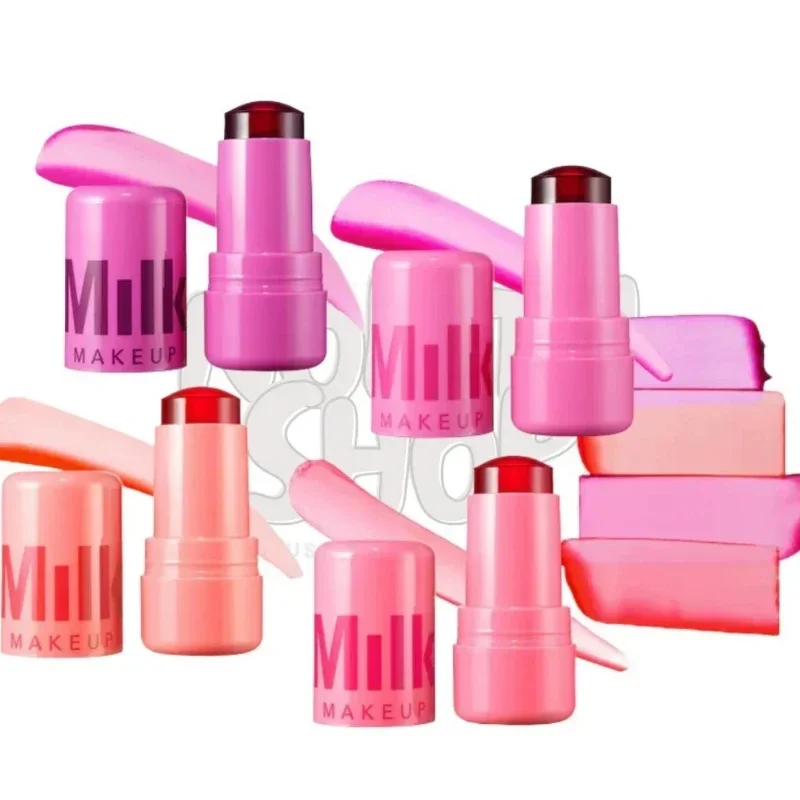 นมแต่งหน้าใหม่ Blush Stick Cooling Water Jelly Jelly Blush Stick Lip Balm 2 in 1 Multi-สีขายส่ง