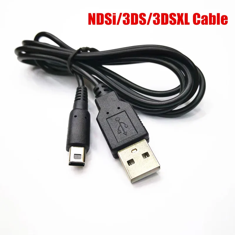 100pcs USB Charger Cable Charging Data SYNC Cord Wire for Nintendo DSi NDSI 3DS XL/LL New 3DSXL/3DSLL Power Line