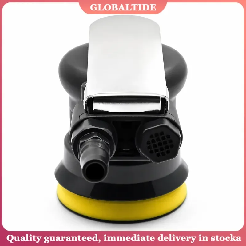Mini Air Palm Random Orbital Sander Polisher 3 Inch 75MM Round Pad Pneumatic Tool for Car Detailing Woodworking Sanding