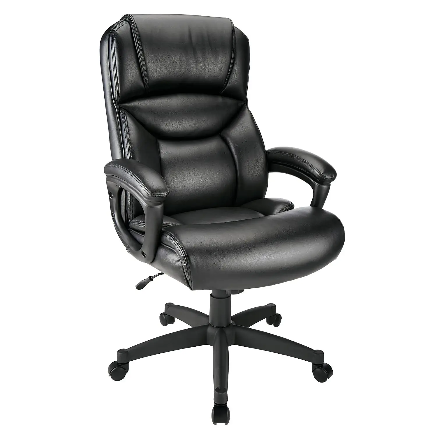 High-Back Bonded Leather Executive Office Chair Ergonomic Swivel Computer Desk Seat, Customized