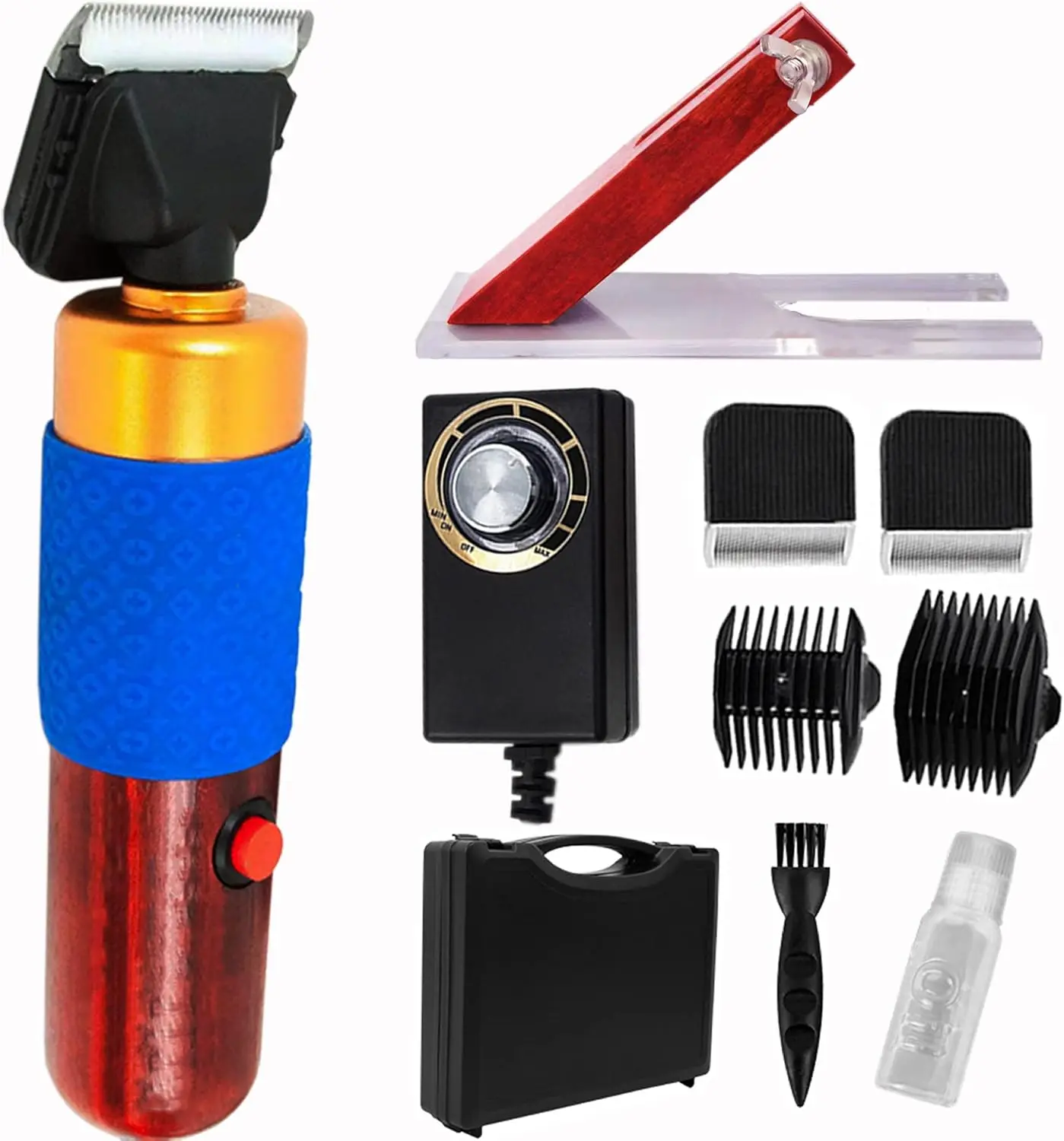 

Электрический триммер для ковров с регулируемой скоростью, направляющей для стрижки, подставкой и 2 лезвиями для тафтинга ковров