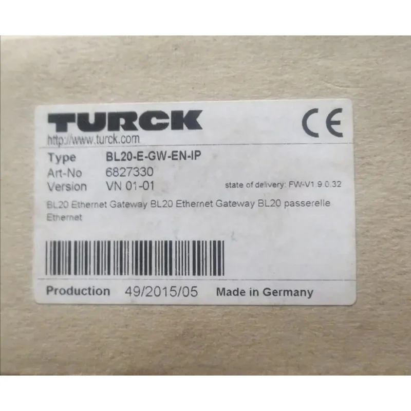 1PC New TURCK BL20-E-GW-EN-IP BL20EGWENIP In Box Expedited Shpping