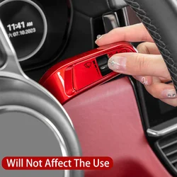 Car Steering Wheel Headlight Switch Control Cover Auto Wiper Switch Trims For Porsche Cayenne 2019-2024 For Panamera 2021-2024
