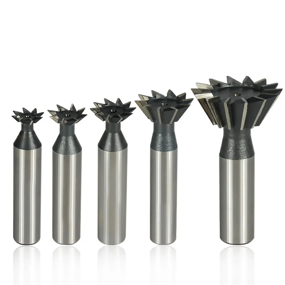 

Фреза «ласточкин хвост» 45, 55, 60 градусов, фреза с ЧПУ, концевая фреза из быстрорежущей стали с прямым хвостовиком