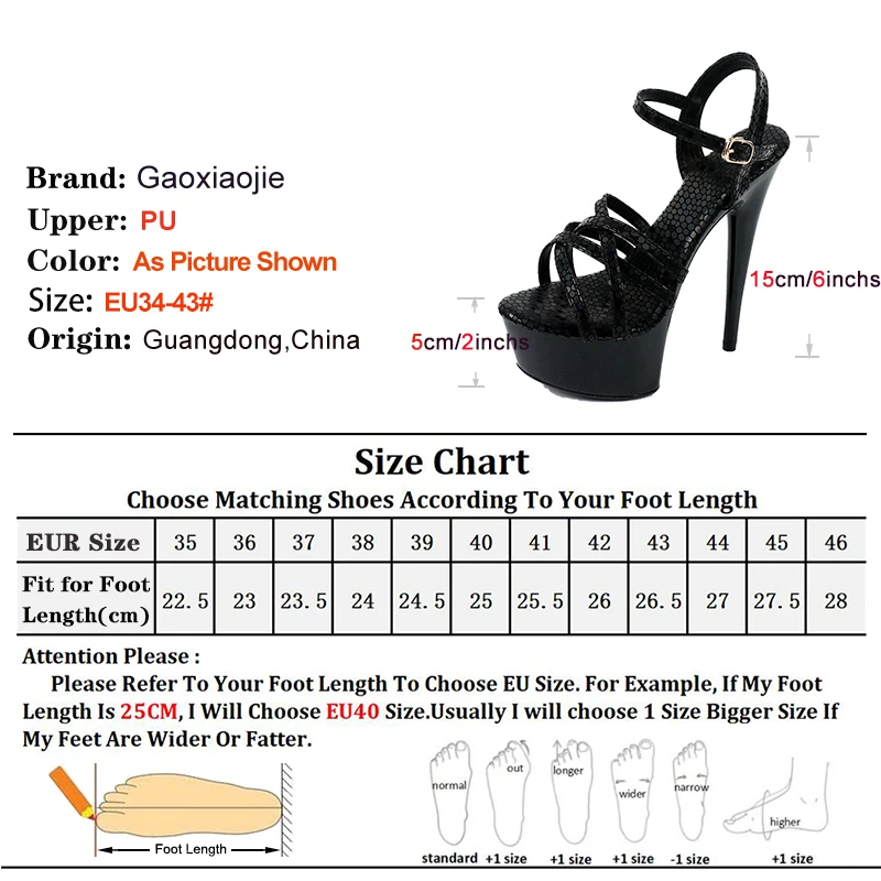 Ladies Summer Party High Heels Sexy Thin Strap 13CM 15CM Stilettos Heels Women Wedding Sandals 5CM Platform Model Catwalk Shoes