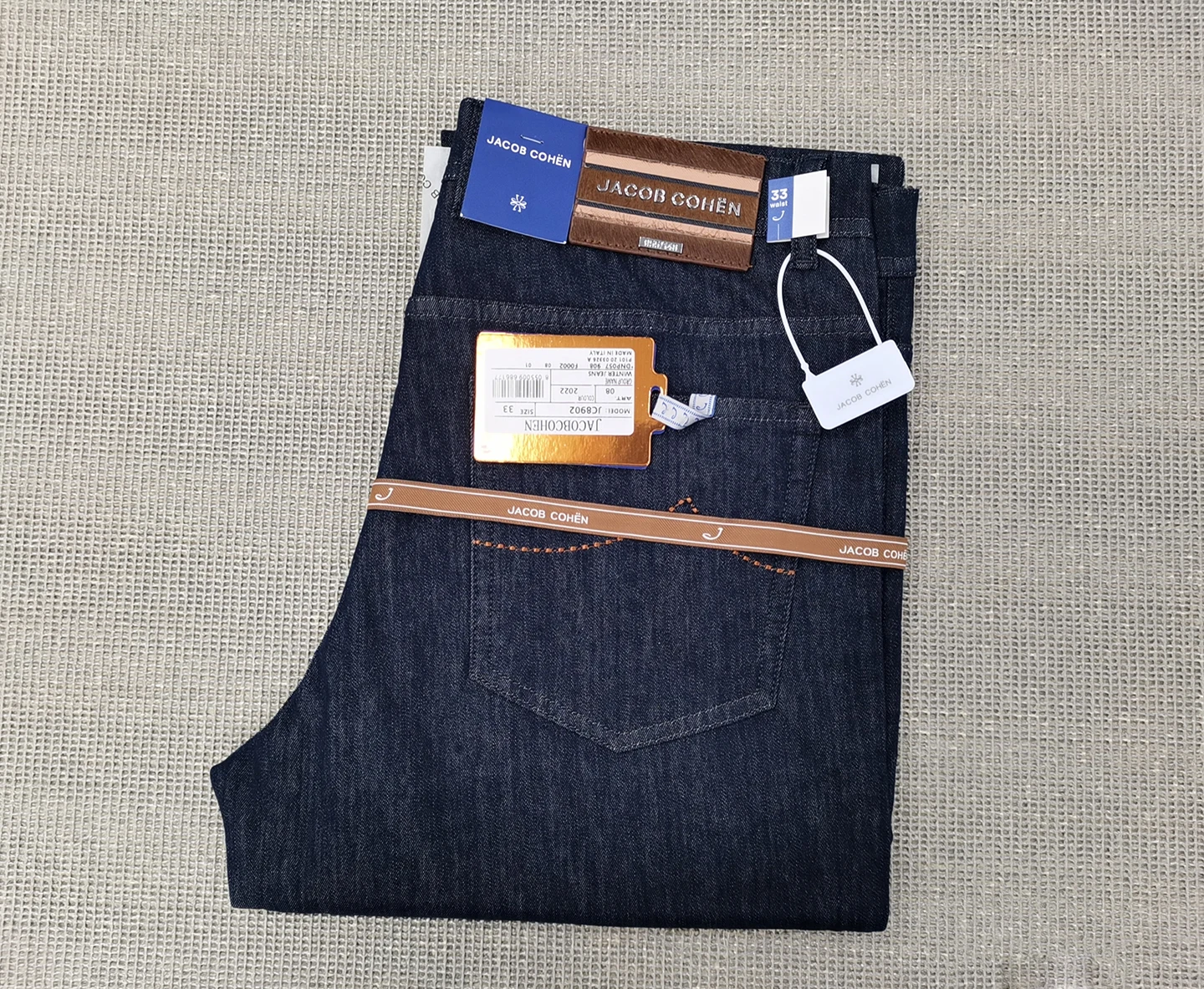 OECHSLI Jeans Thin Cotton Men 2026 Spring Summer new fashion straight breathable outdoors comfort Zipper Big size 30-40 Pants