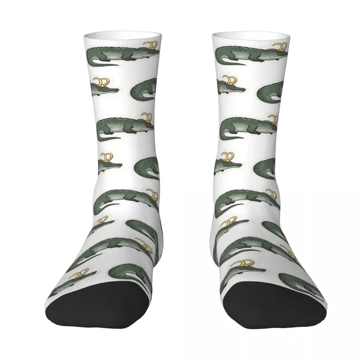 Never Smile At A Loki-dile Socks Harajuku Super Soft Stockings All Season Long Socks Accessories for Unisex Birthday Present