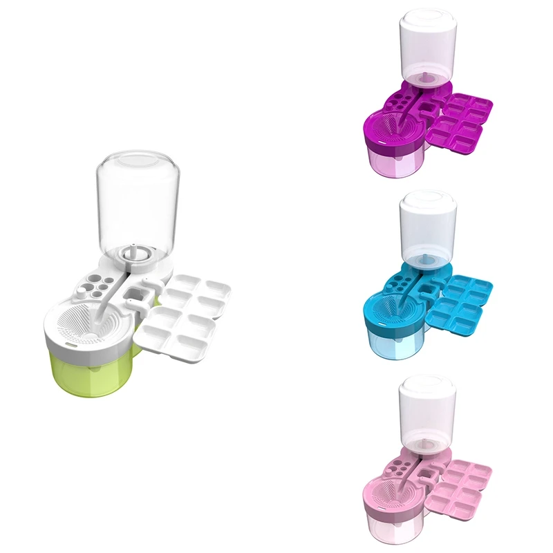 

AD33 ГОРЯЧАЯ шайба для кистей для рисования Кисть для рисования и шайба для краски Пресс и слив Автоматический очиститель кистей для наполнения водой