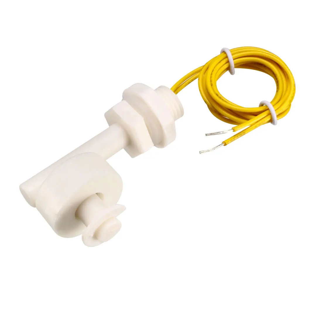 2 pz PP interruttore a galleggiante M12 54mm serbatoio di pesce sensore di livello dell'acqua liquida ad angolo retto plastica bianca ZPC1 interruttore a galleggiante