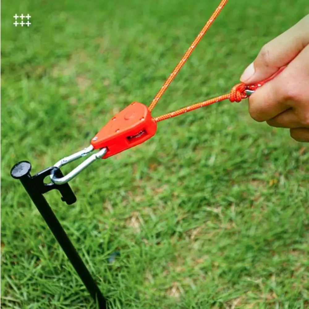 New Multicolors Windproof Pulley Ratchets 4mm*4meters Outdoor Kayak Canoe Lifting Pulley High Quality Boat Reflective Rope Lock