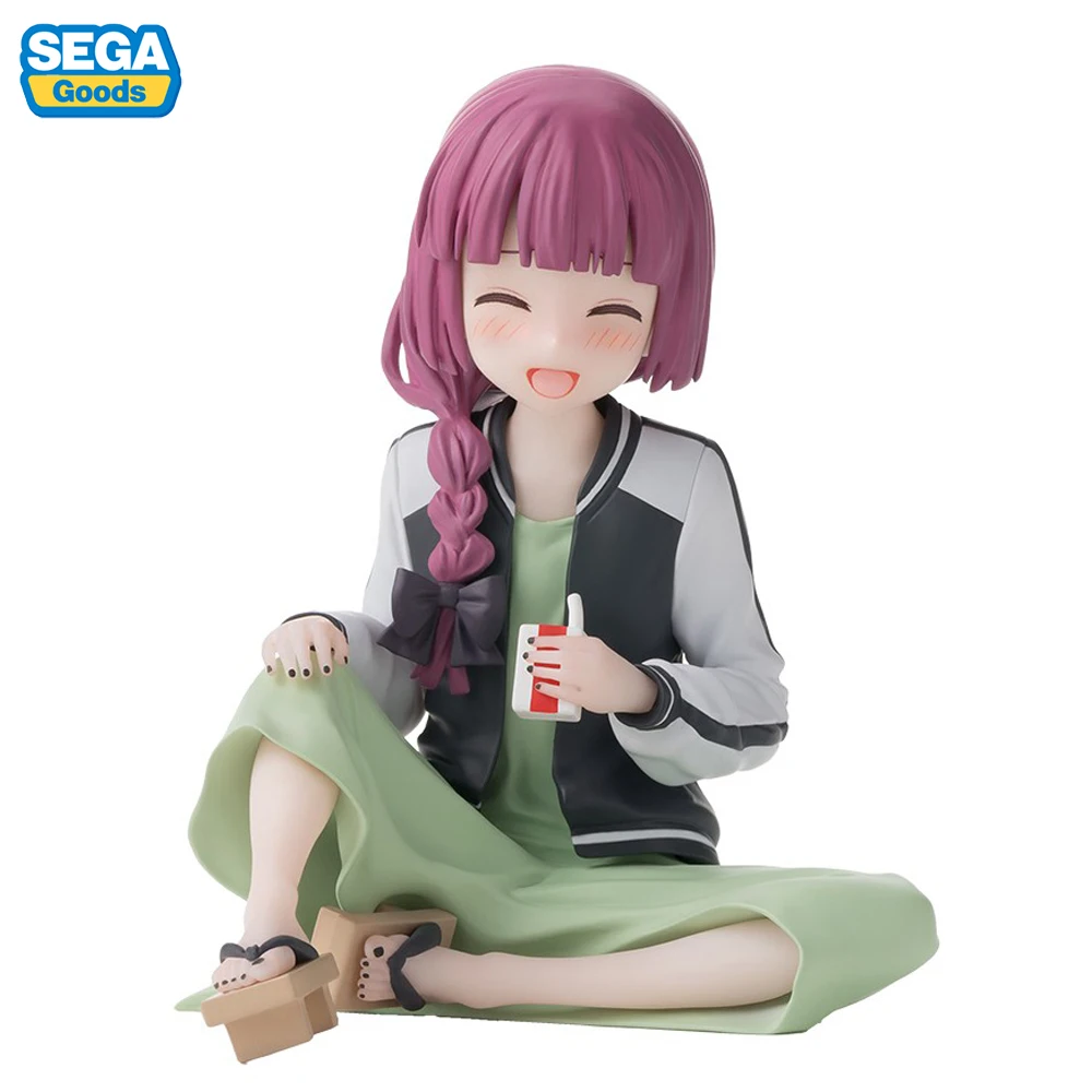 Original New SEGA Premium Chokonose Figure Kikuri Hiroi (Bocchi the Rock!) Nice Anime Collectible Model Ornament Gift Toys