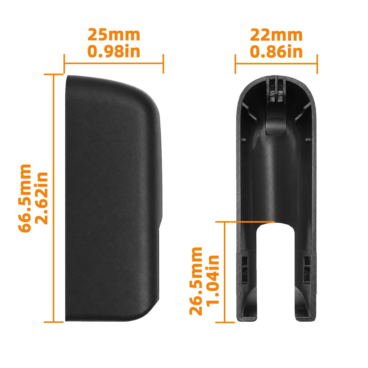Yitong Rear Windshield Washer Wiper Arm Nut Cover Cap 61623427800, Fit For BMW E83 X3 2004-2010, For Peugeot 107 C1 After 2005