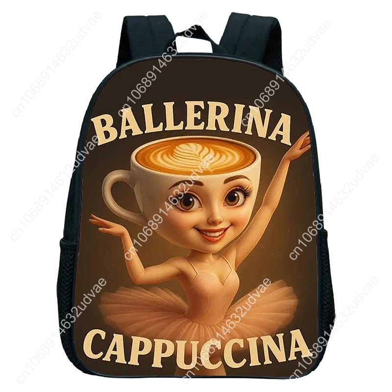 Italian Brainrot Backpack Toddler Boys Kindergarten Bag Cartoon Cappuccino Saaassino School Bags Boys Girls Animals Bookbag Gift