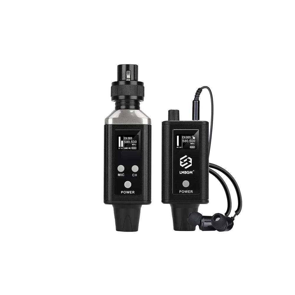 LMBGM A9 Mono UHF Drahtloses In-Ear-Monitoring-System mit 1 Kanal und langer Akkulaufzeit, geeignet für Bühnen und Tonstudios. – Detail 12
