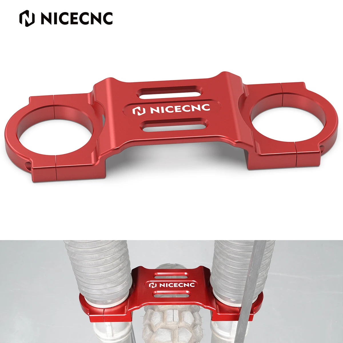 

NICECNC For 2025 Honda XR650L 1993-2025 2024 2023 XR 650L XR 650 L Motorcycle Front Fork Brace Fork Tube Stabilizer Aluminum