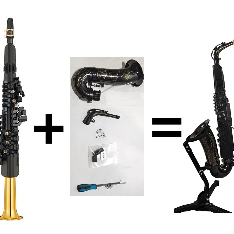 Yds150 Electrical Blowpipe Soft Bolwtorch Flute Head ATLO Saxophone Curved Neck Adapter Food Grade 3D Printing