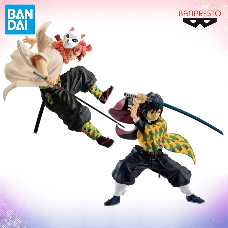 

В наличии Bandai оригинальные BANPRESTO Demon Slayer аниме фигурки Сабито Томиока Гиюу экшн-игрушки модель подарки коллекция игрушек MVC