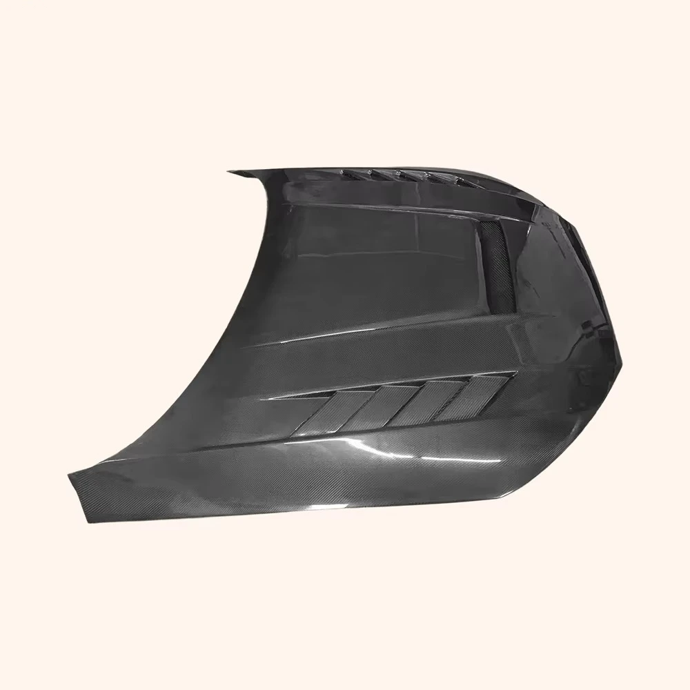 For A4 S4 RS4 B9 17-19 Carbon Fiber ADL Style Front Vented Cooling Hood 4