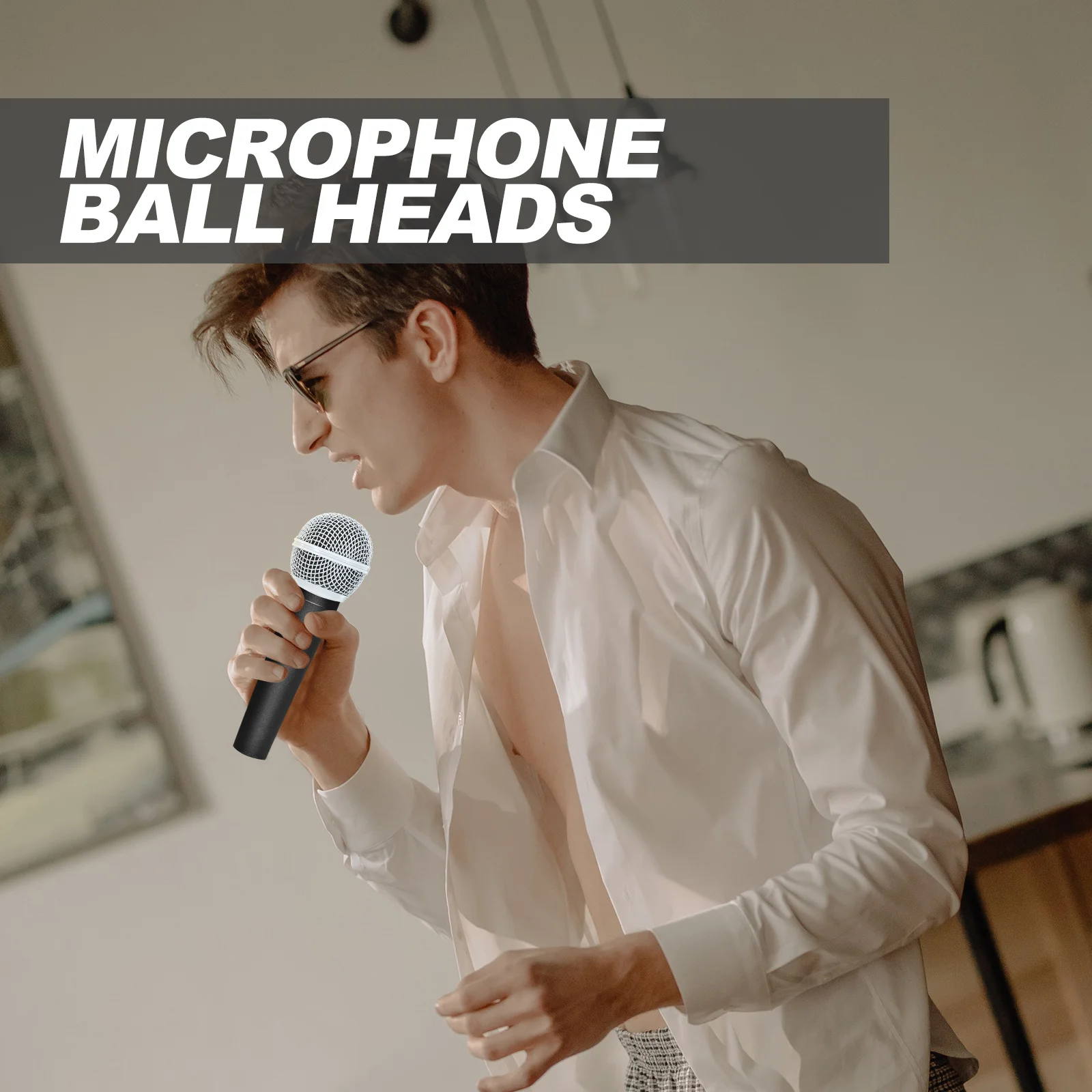 

4Pcs Microphone Grille Metal Head Mesh Durable and Sturdy Accessory for Enhanced Sound and Easy Cleaning Microphone Windscreen