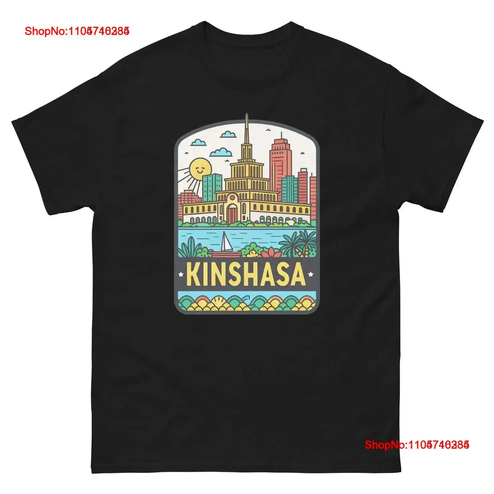 Lagos World Travel Urban Area City T Shirt vintage Washed Top For Everyday Wear Breathable Slightly graphic Comfortable