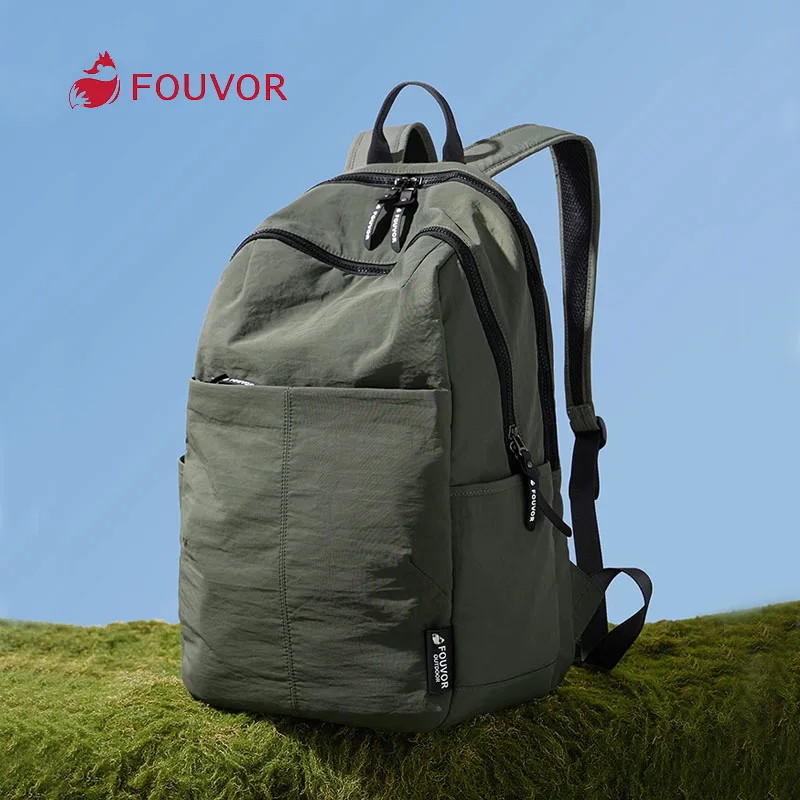 

Женский рюкзак Fouvor, легкий нейлоновый материал, большая вместимость, модные прочные молнии, удобные ремни, дорожные сумки 3043-06