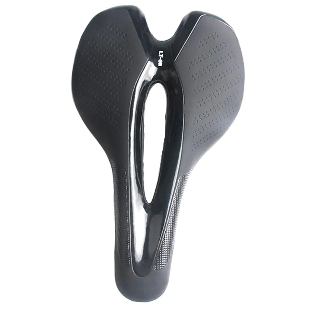 Bike Seat Cushion Leather Cover Thickened Shock Absorbing Memory Foam for Men Women Mountain Road Cycling Replacement Part