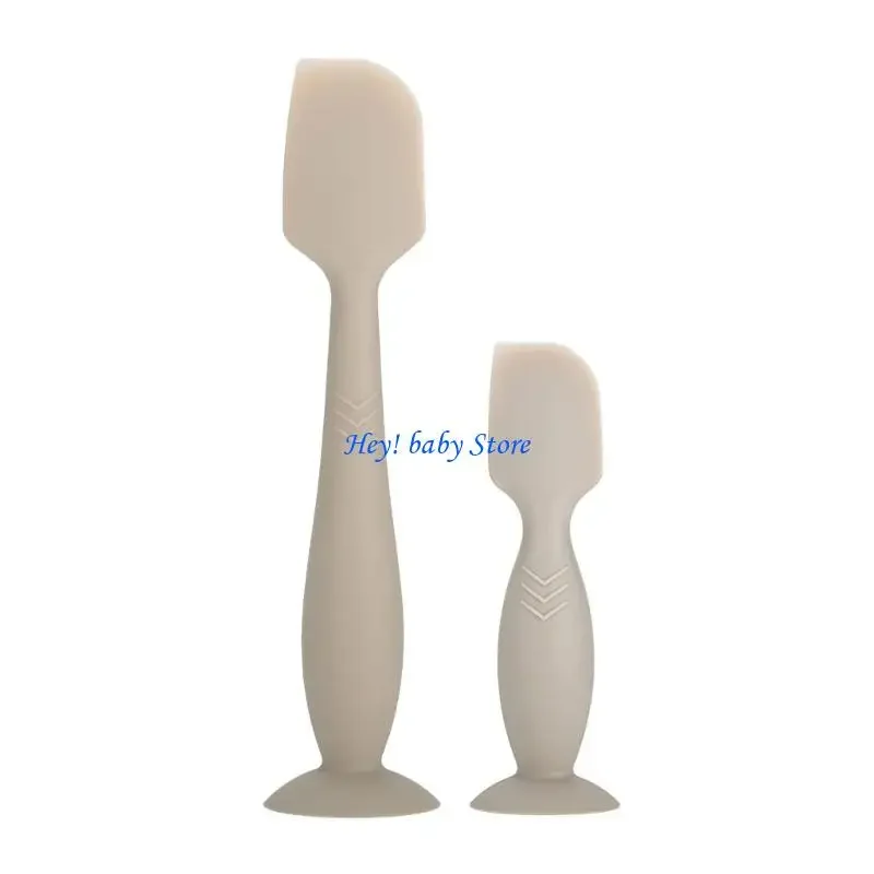 

Q1FE Baby Butt Pastes Spatulas Baby Diaper Cream Spatula Applicator Made of Soft Silicone Mini Baby Diaper Rash Cream Brush