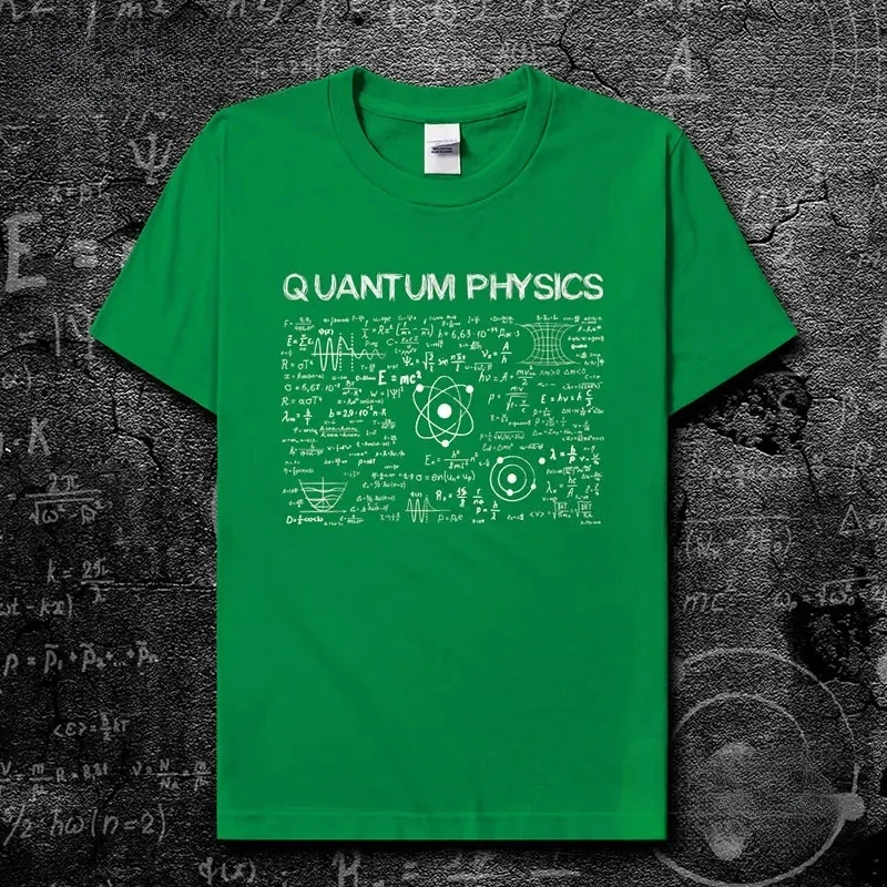 The Mathematical Formula of Atomic Relativity Quantum Mechanics T-Shirt Cotton O-Neck Short Sleeve Unisex T Shirt New Size S-3XL