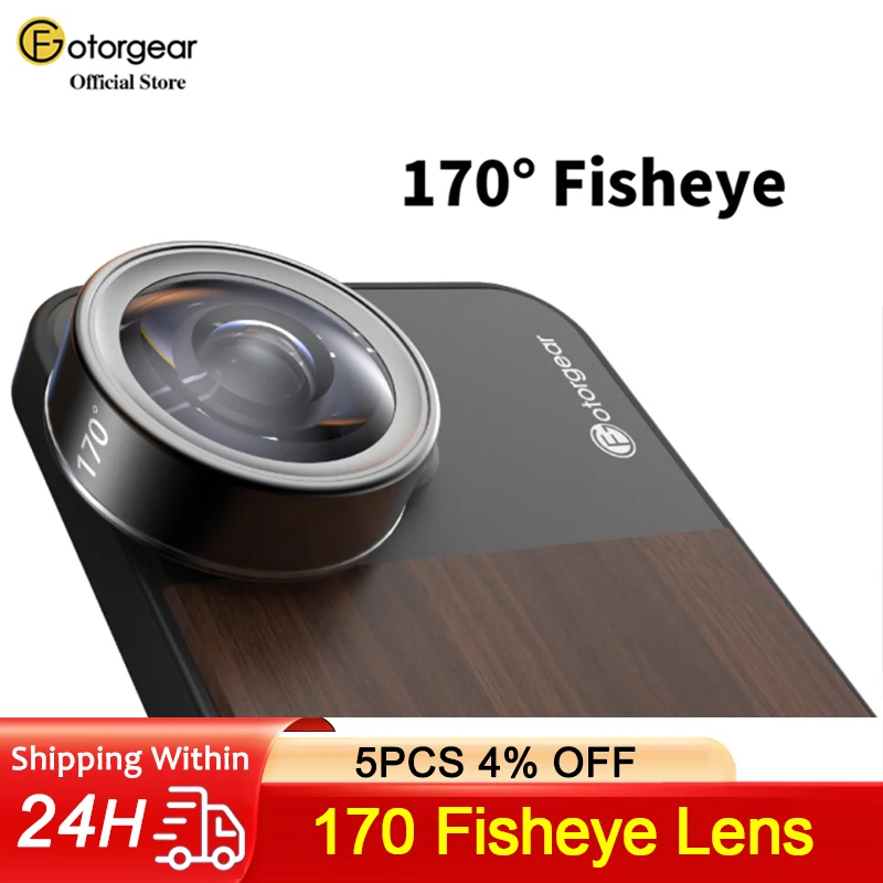 Fotorgear Mobile Phone Camera Lens 170 Fisheye Len For iPhone 12 iPhone 13 14 Series Smartphone Cell phone