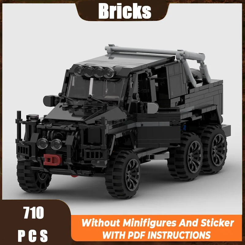 

Новая модель автомобиля MOC, улучшенная версия G63, внедорожный спортивный автомобиль, детская игрушка в подарок, набор для сборки «сделай сам»