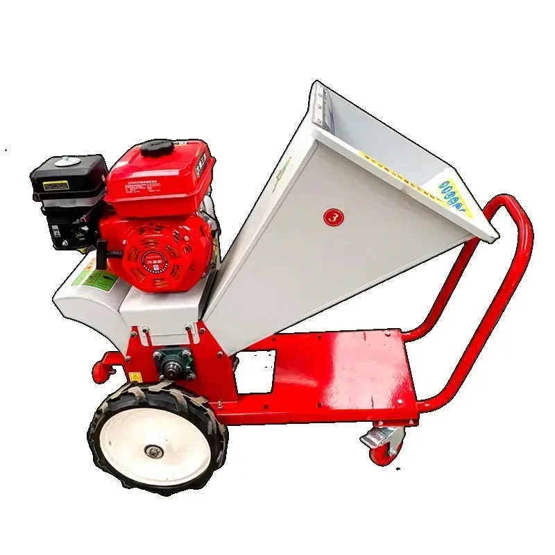 Portable grass cutter shredder branch crusher branch shredder