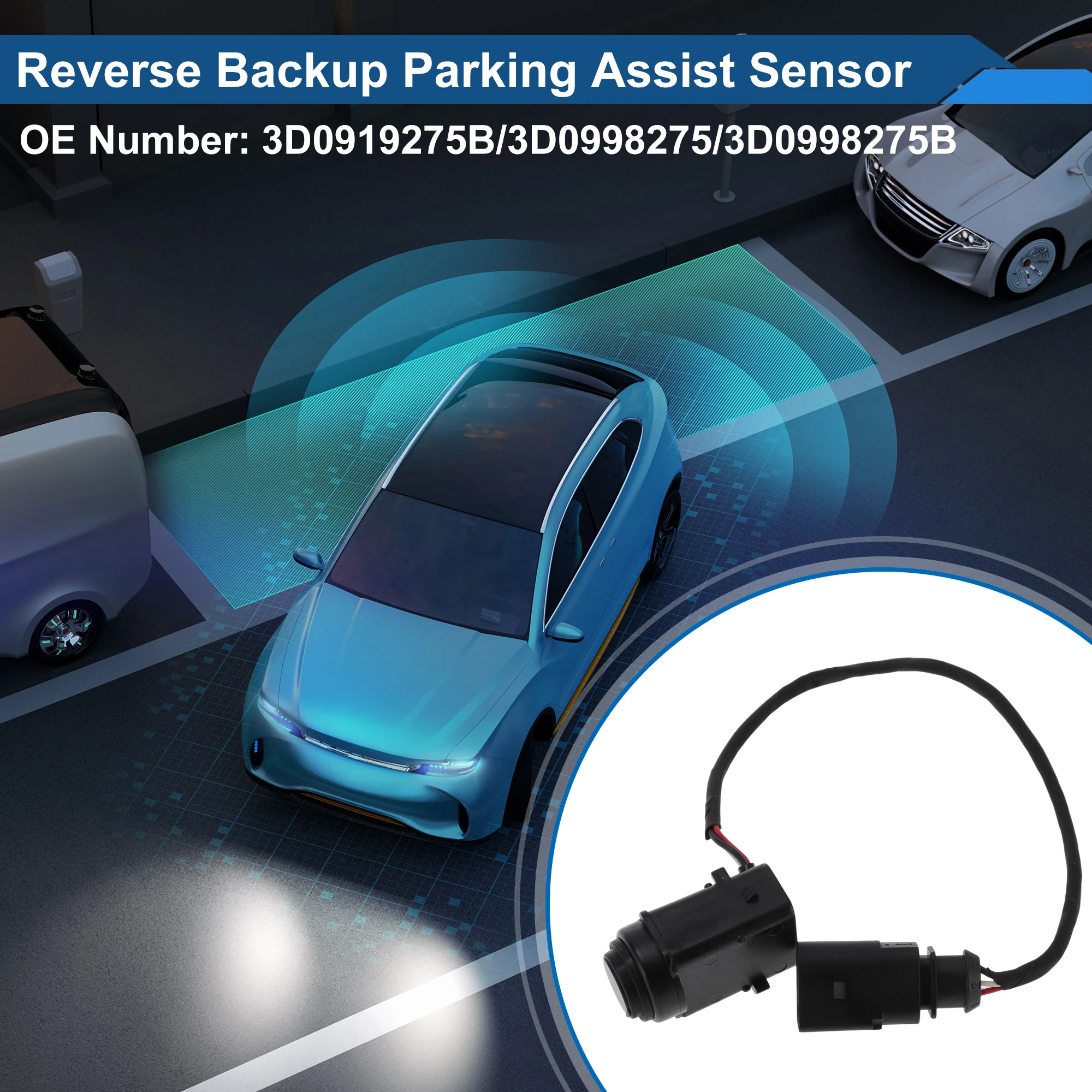

UXCELL No.3D0919275B Реверсивный резервный датчик парковки для VW New Beetle 1,4 1,6 1,9